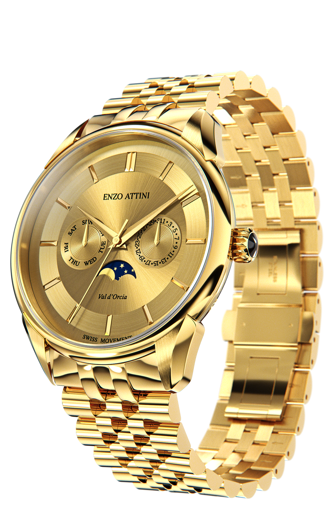 New Val d'Orcia - President Bracelet / Swiss Movement