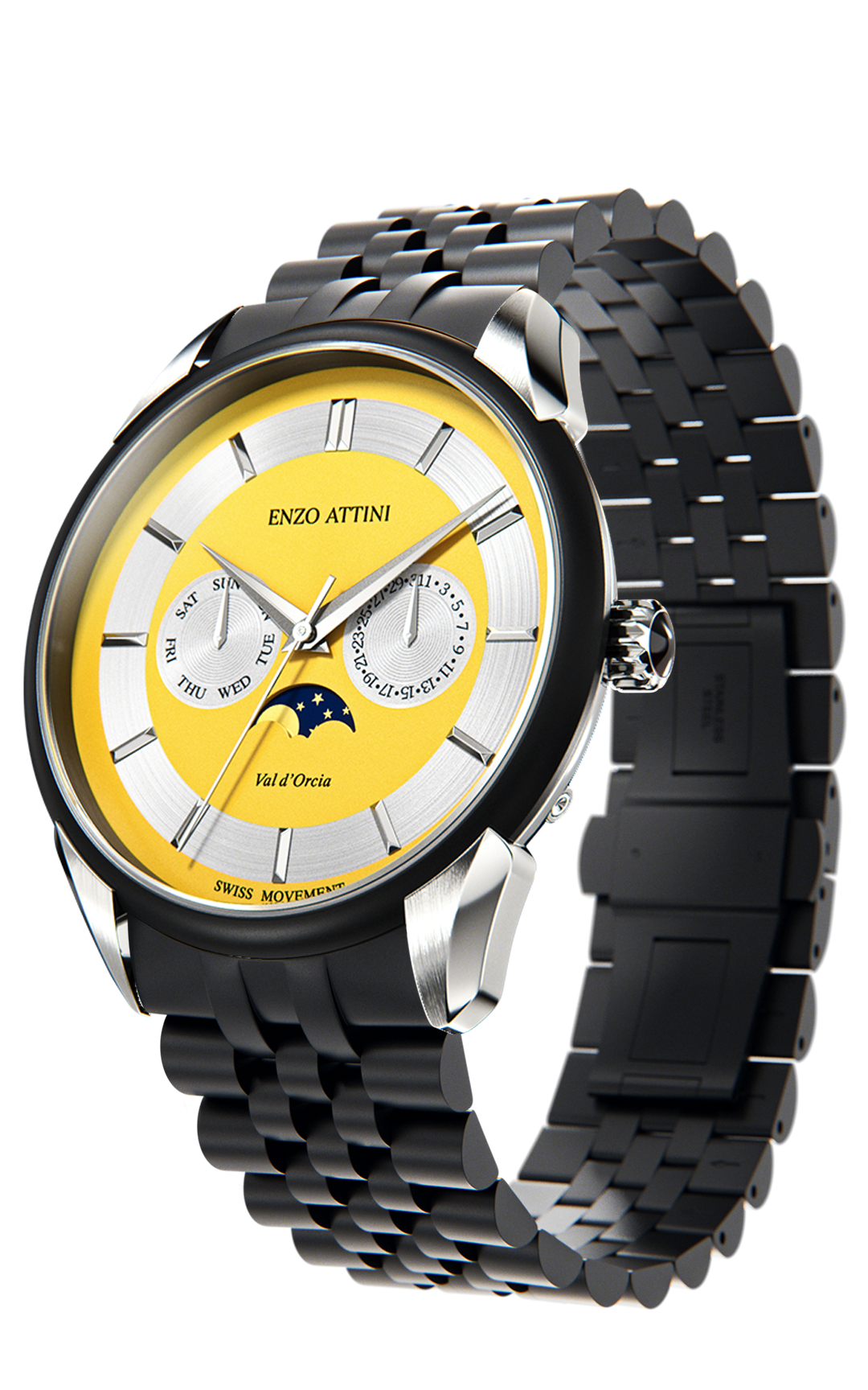 Val d'Orcia - President Bracelet  / Swiss Movement