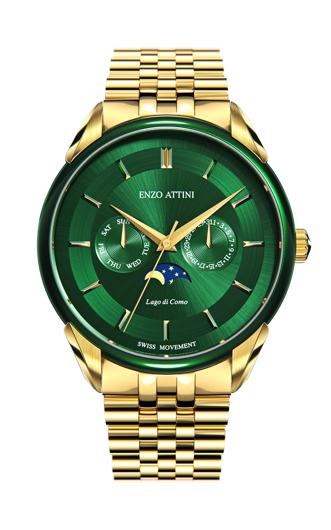 Lago di Como - President Bracelet / Swiss Movement.