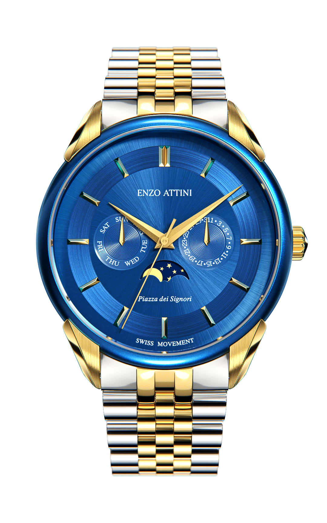 Piazza dei Signori - President Bracelet / Swiss Movement.