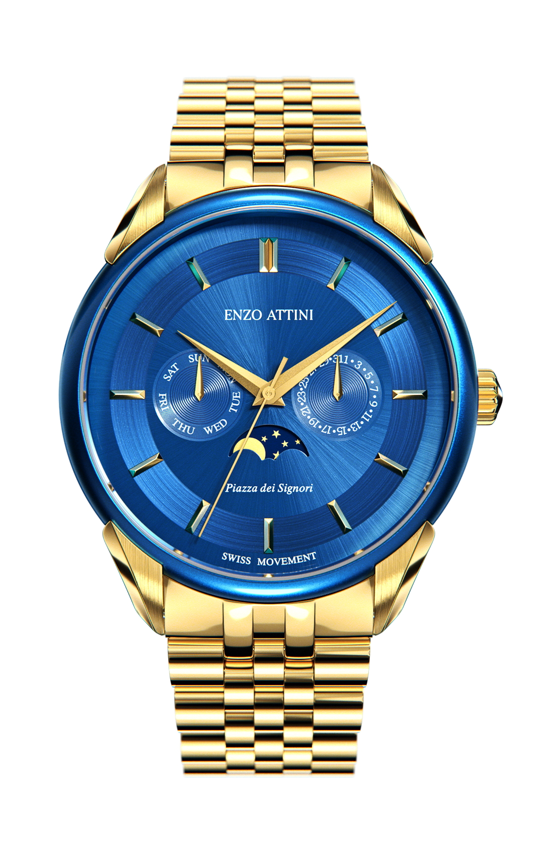 Piazza dei Signori - President Bracelet / Swiss Movement.