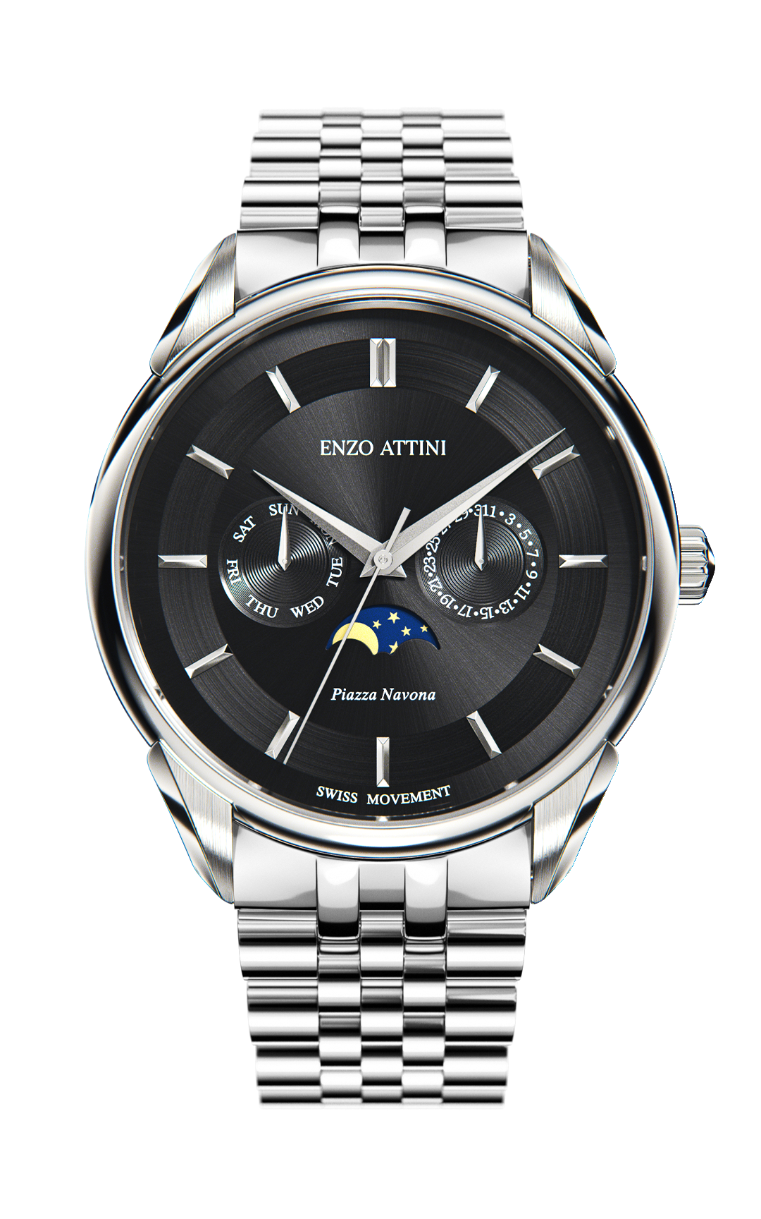 New Piazza Navona, Roma - President Bracelet / Swiss Movement.