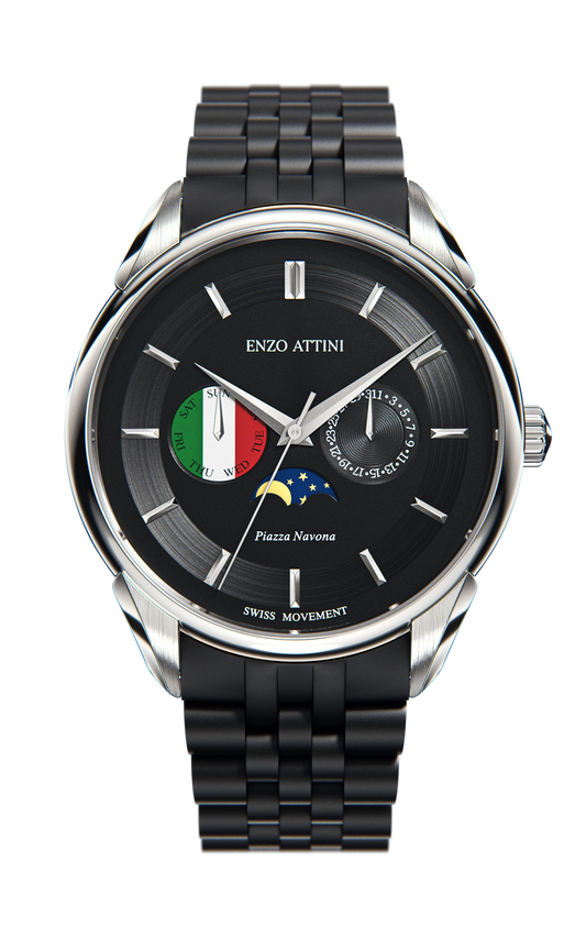 Piazza Navona, Roma - President Bracelet / Swiss Movement