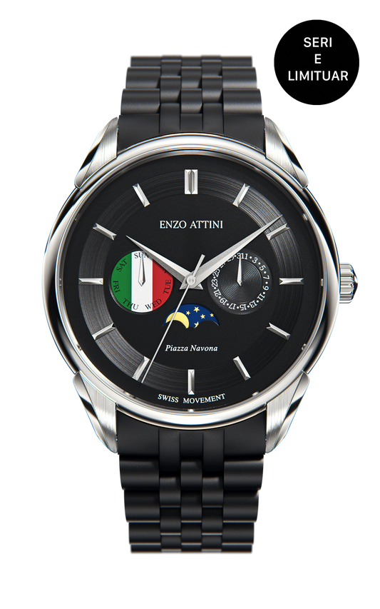 Piazza Navona, Roma - President Bracelet / Swiss Movement.
