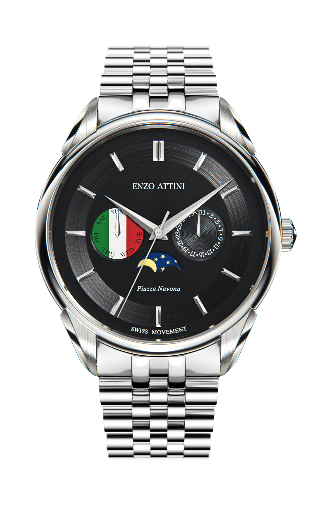 Piazza Navona, Roma - President Bracelet / Swiss Movement