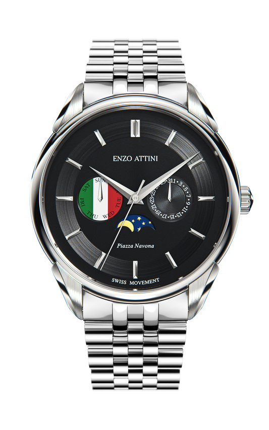 Piazza Navona, Roma - President Bracelet / Swiss Movement