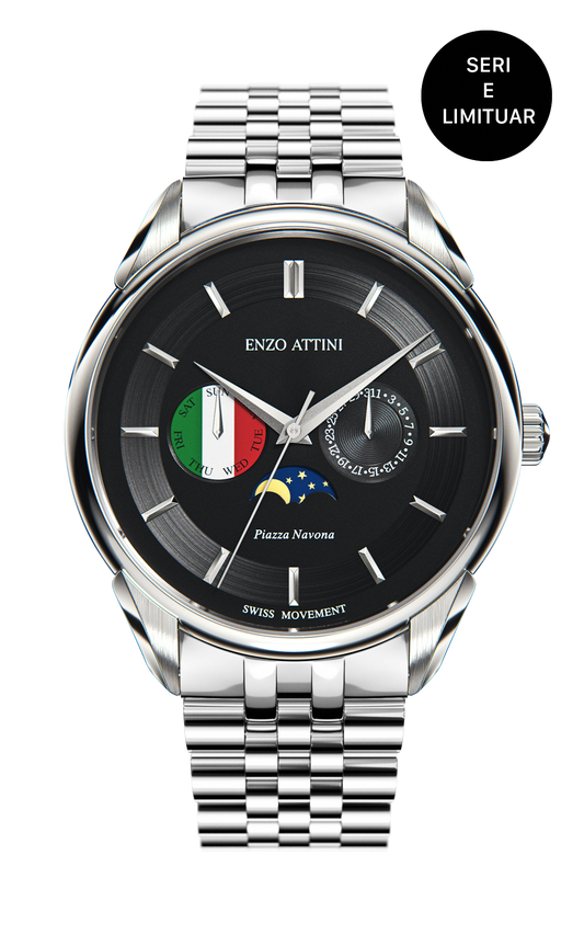 Piazza Navona, Roma - President Bracelet / Swiss Movement.