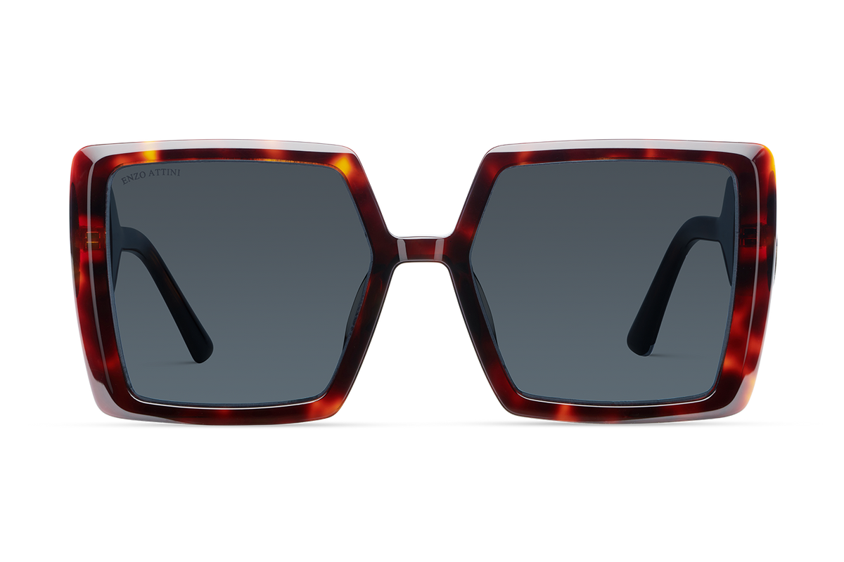 La Scala / Tortoise Red + Dark Black Lens.