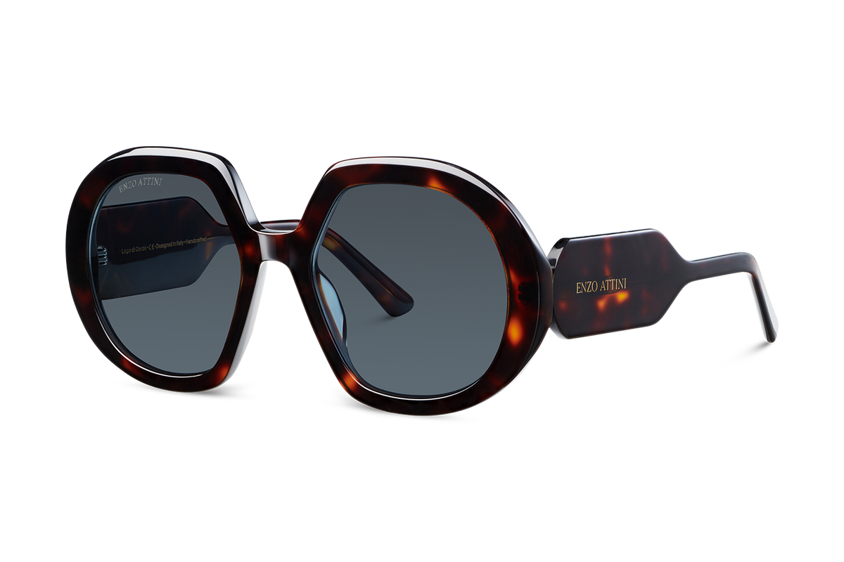 Lago di Garda / Tortoise Red + Black Lens.