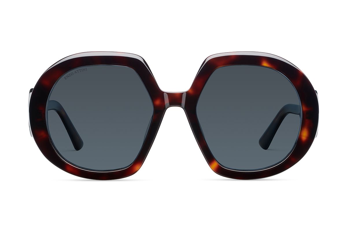Lago di Garda / Tortoise Red + Black Lens.