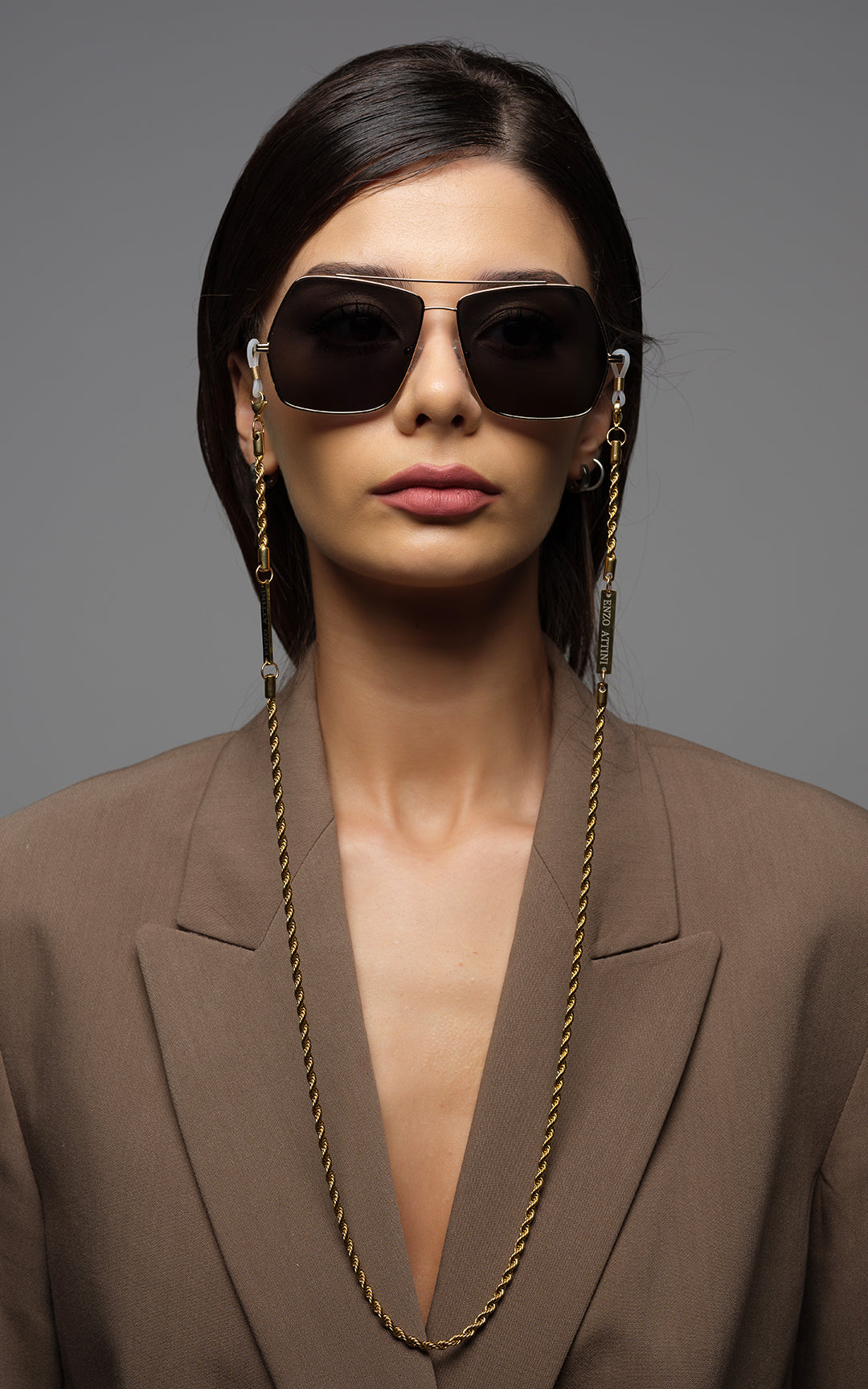 Lake Geneva / Tortoise & Gold Color + Dark Black Lens.