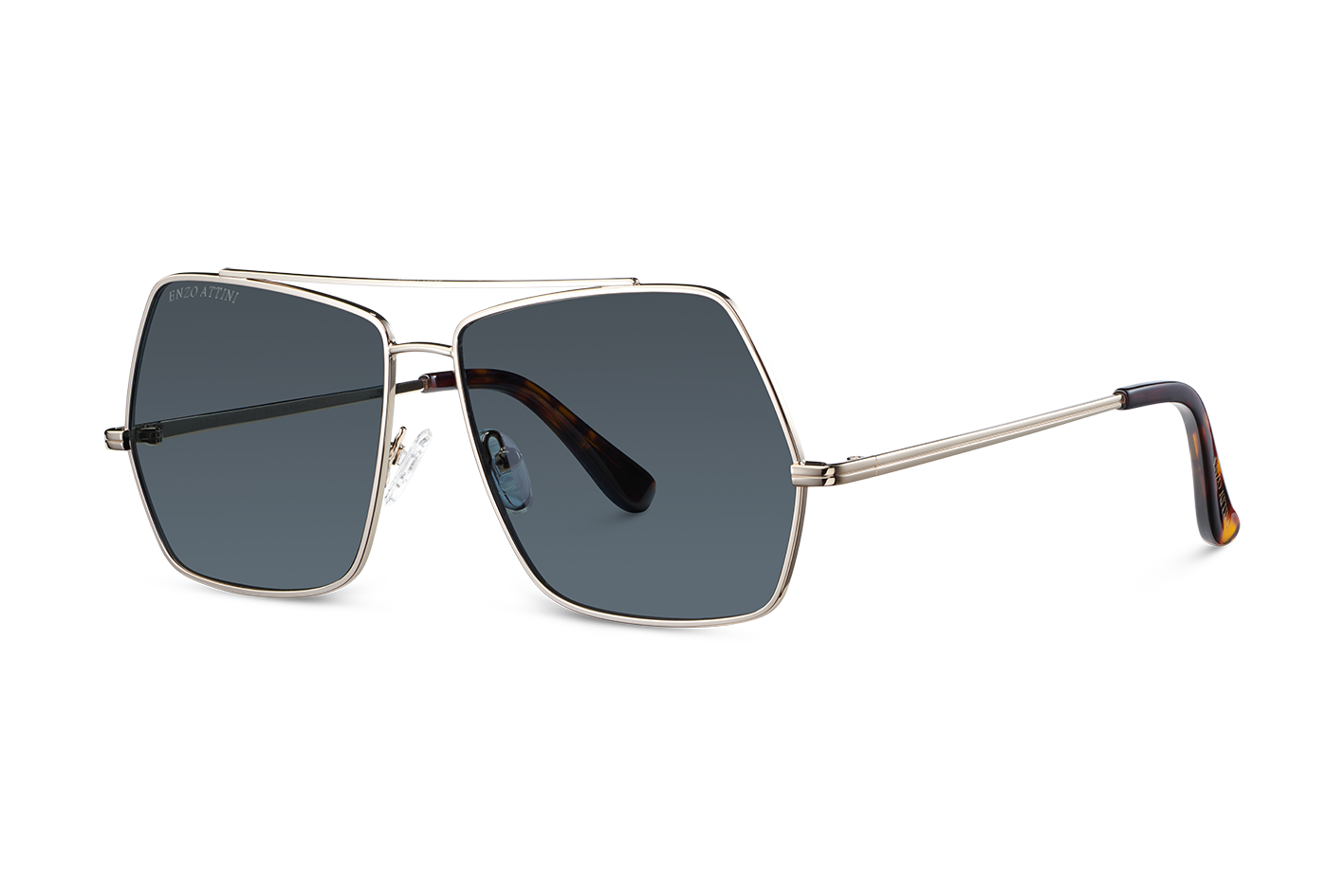 Lake Geneva / Tortoise & Gold Color + Dark Black Lens.