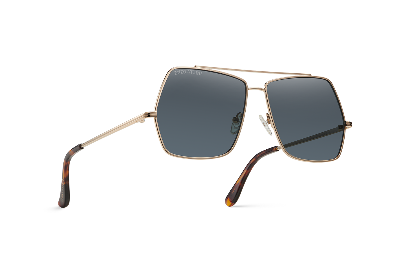 Lake Geneva / Tortoise & Gold Color + Dark Black Lens.
