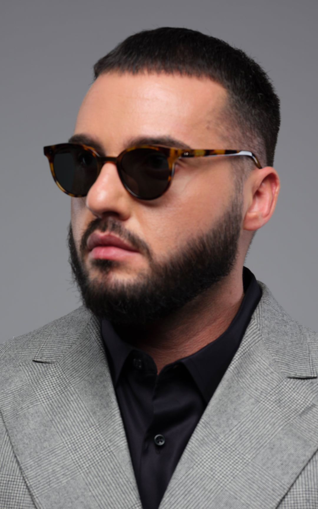 Murano / Tortoise Red + Dark Black Lens