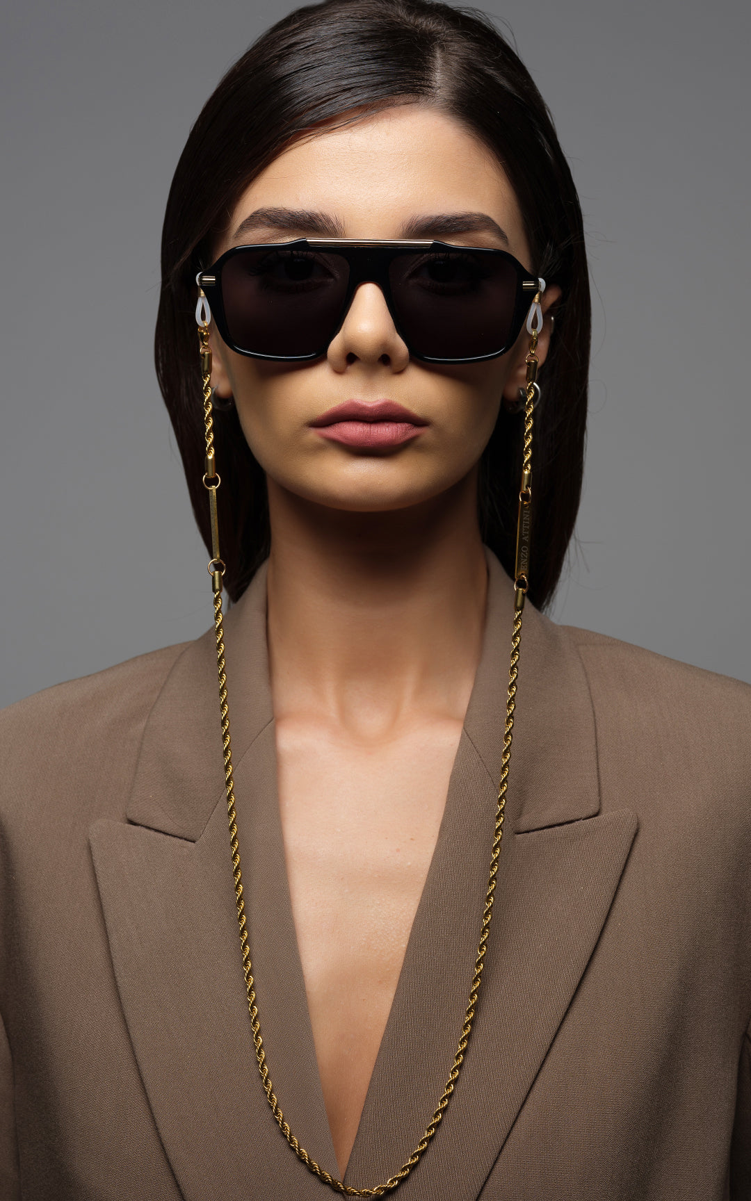 Palazzo Ducezio / Black & Gold Color + Dark Black Lens.