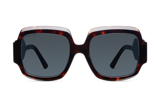 Piazza della Signoria / Tortoise Red + Dark Black Lens.