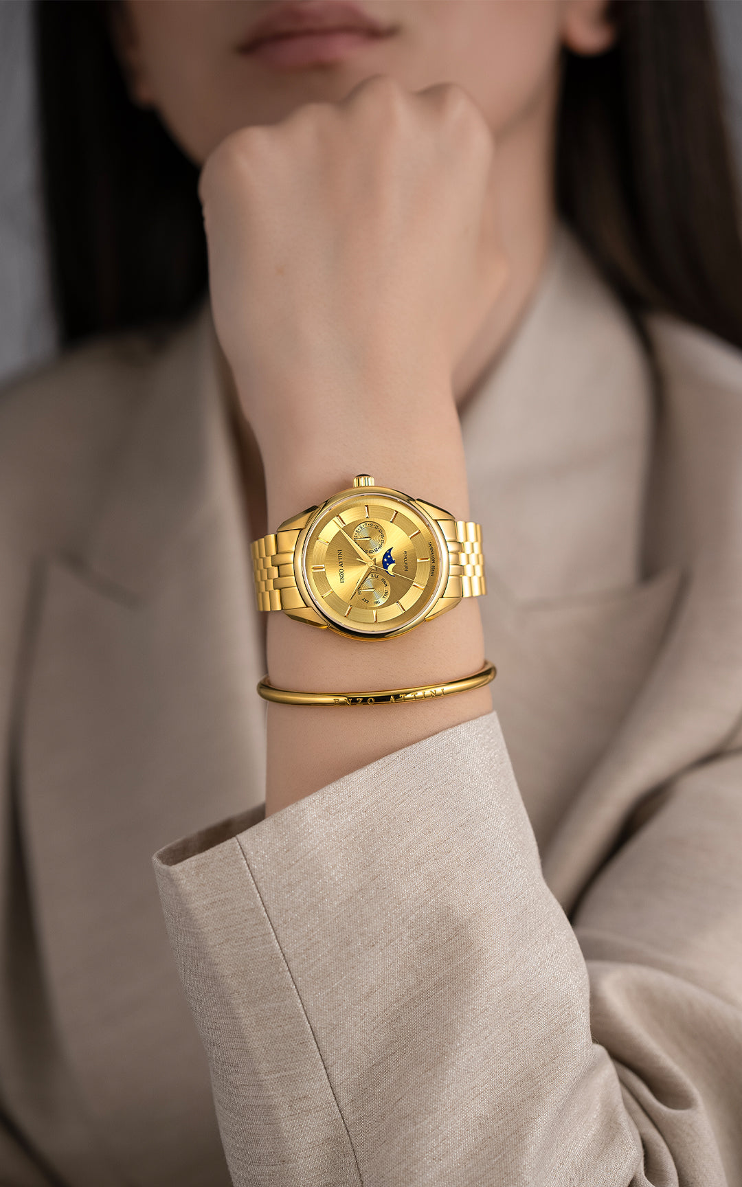 New Val d'Orcia - President Bracelet / Swiss Movement.