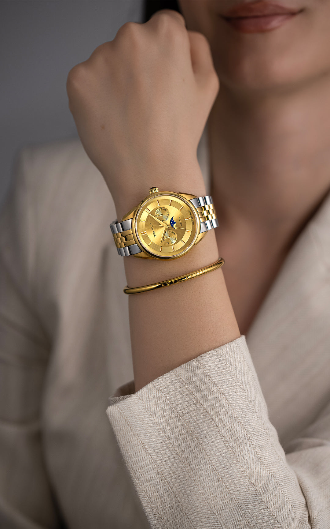 New Val d'Orcia - President Bracelet / Swiss Movement.
