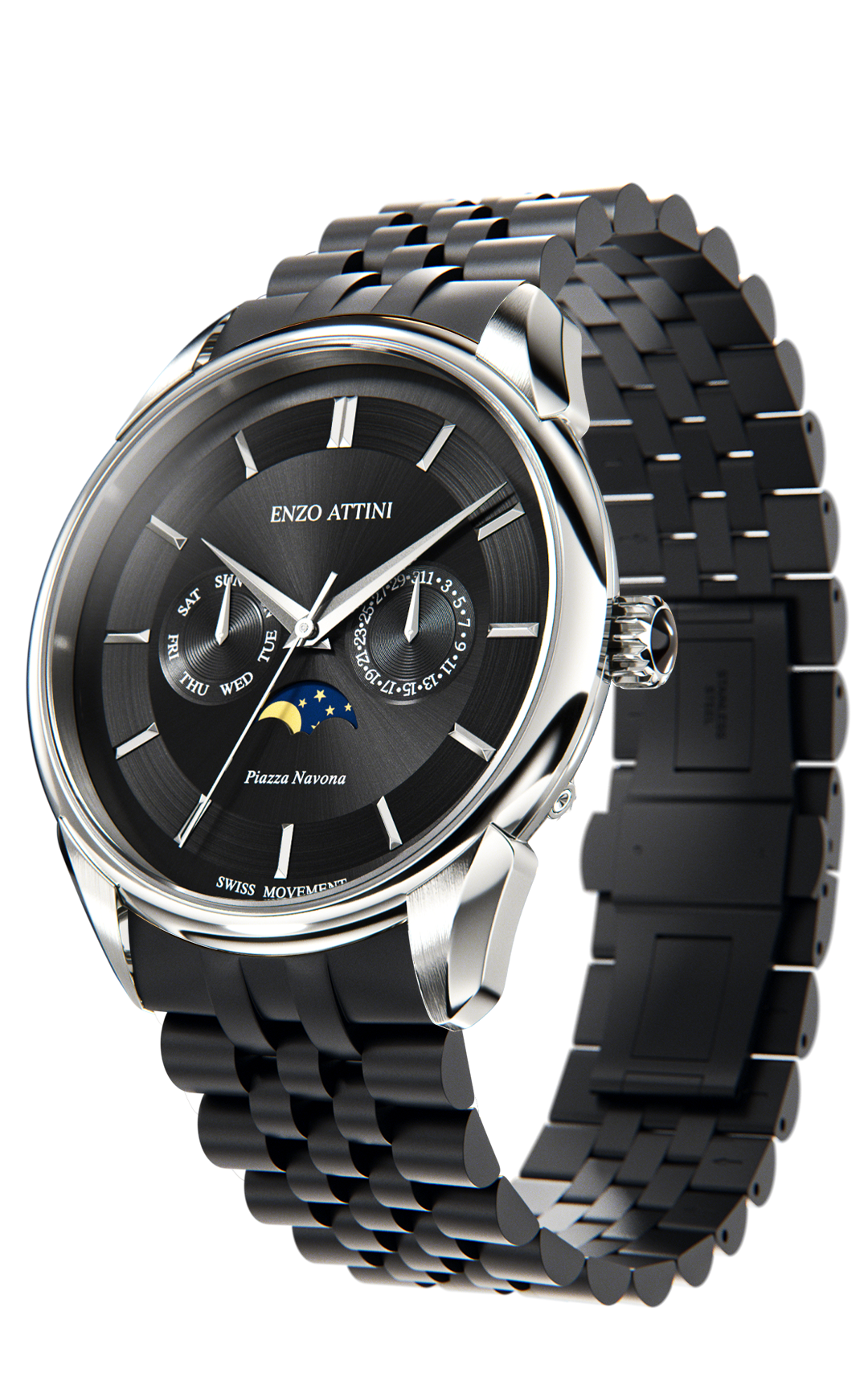 New Piazza Navona, Roma - President Bracelet / Swiss Movement